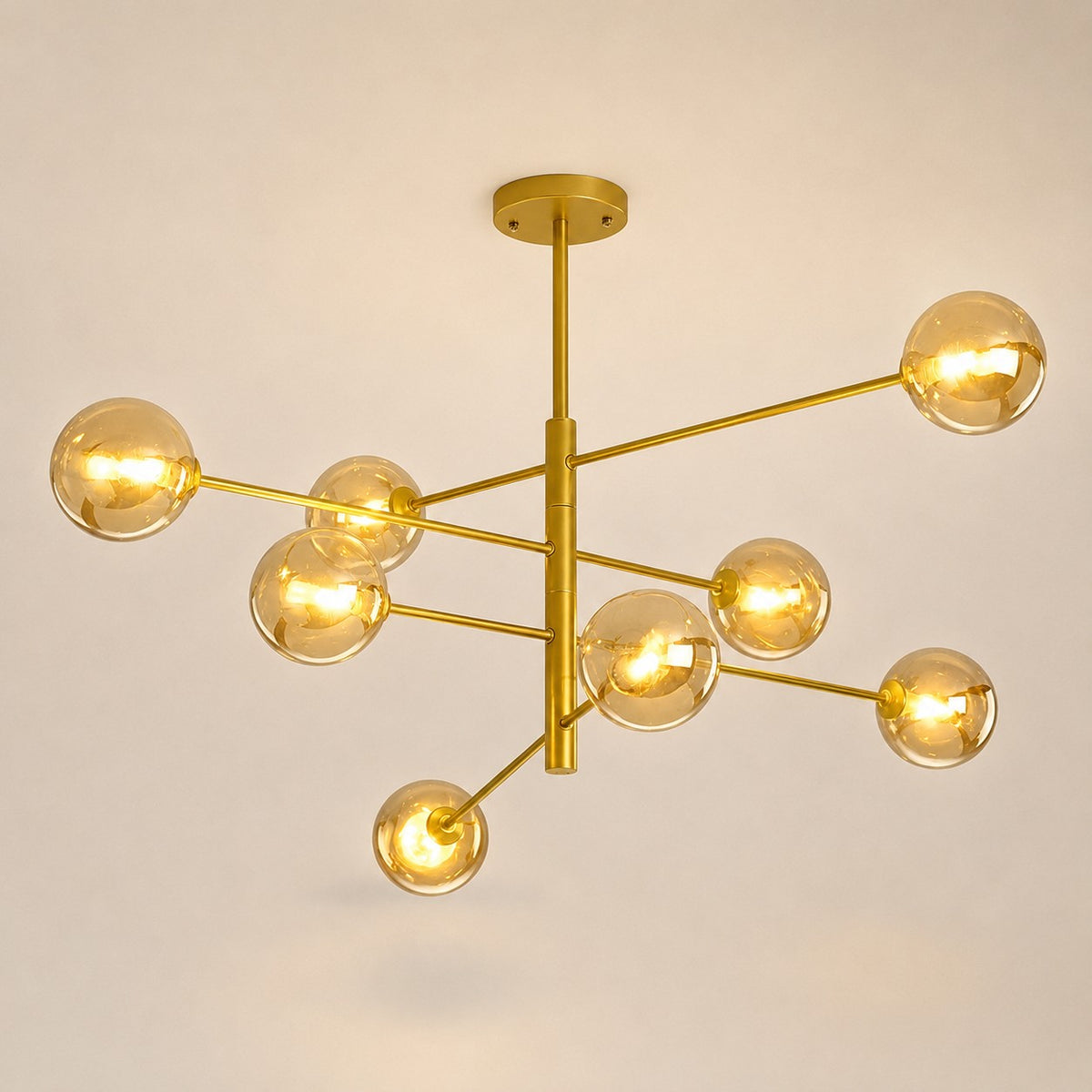 Lustre Salle de bain Boule Doree - packshot