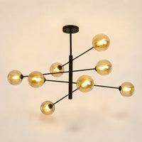 Lustre Salle de bain Boule Noir - packshot