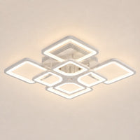 Lustre Moderne Carré Blanc - packshot