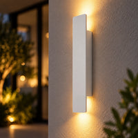 Lustre Extérieur Baton Blanc - zoom