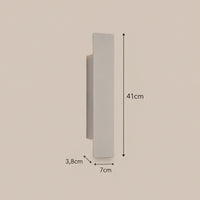 Lustre Extérieur Baton Blanc - dimensions