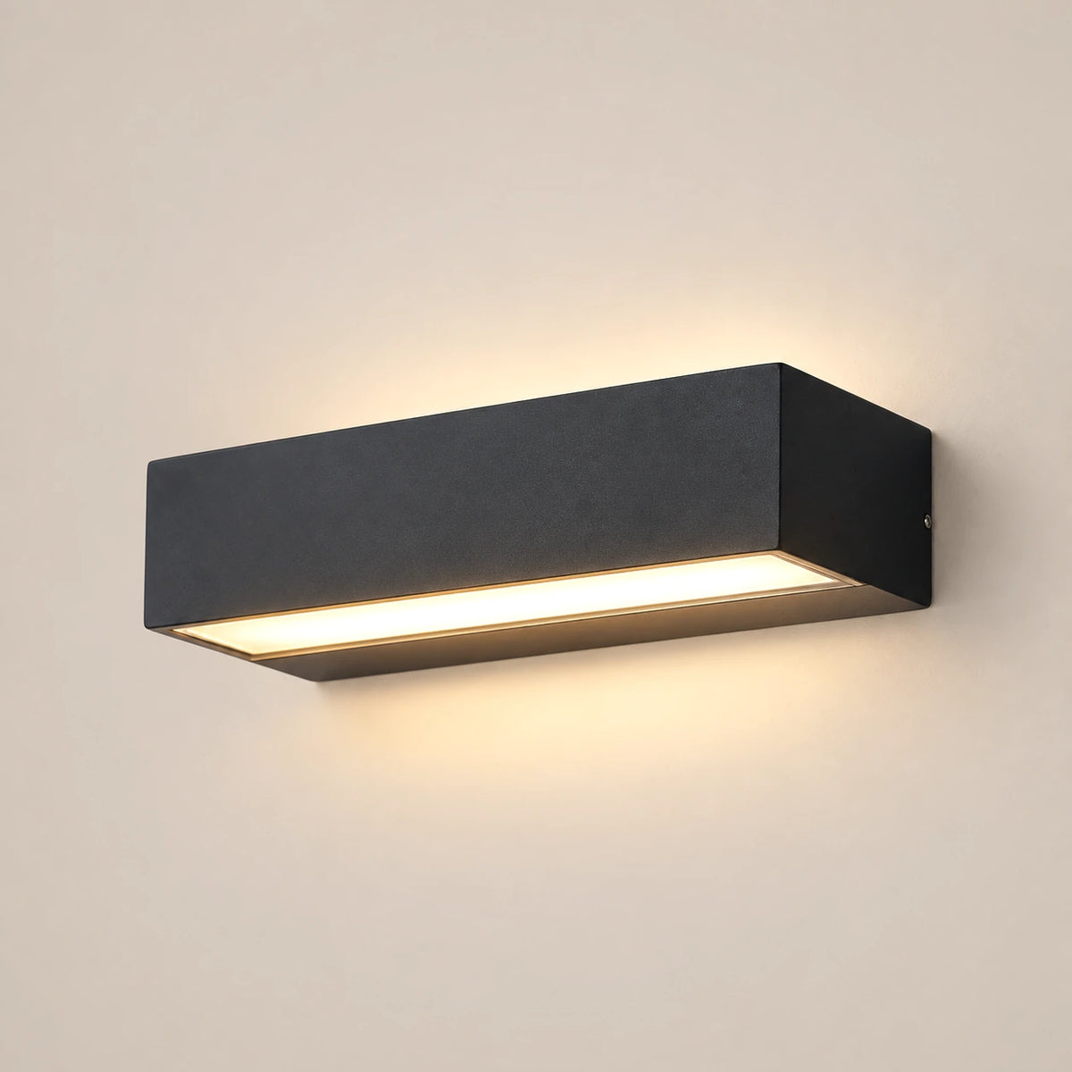 Lustre Extérieur Petit Barre Noir - packshot