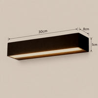 Lustre Extérieur Barre Noir - dimensions