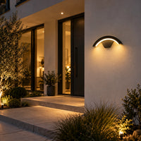 Lustre Extérieur Arc Noir - ambiance