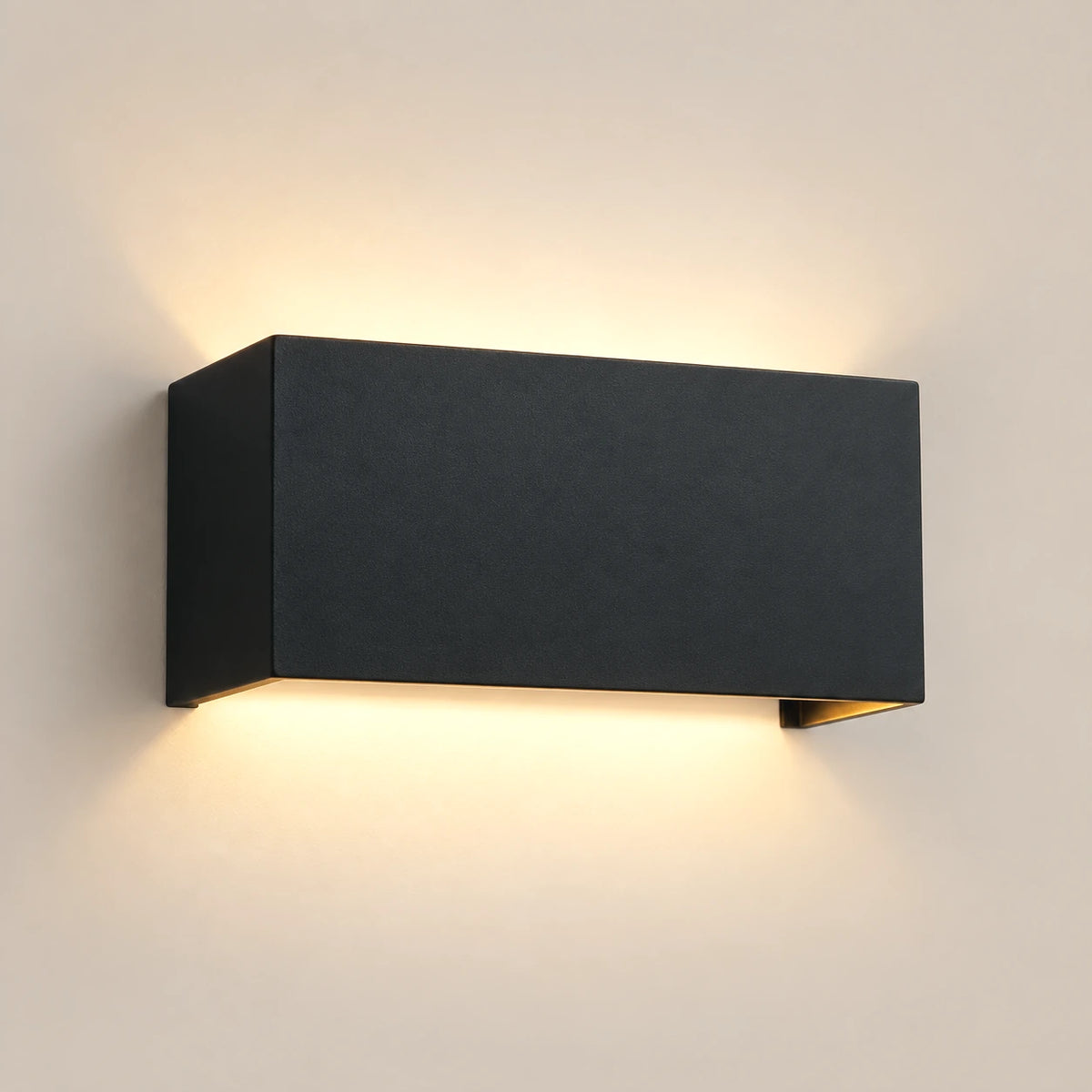 Lustre Extérieur Cube Noir - packshot