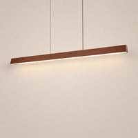 Lustre Moderne Barre Bois - packshot
