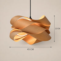 Lustre Salon Bois - dimensions