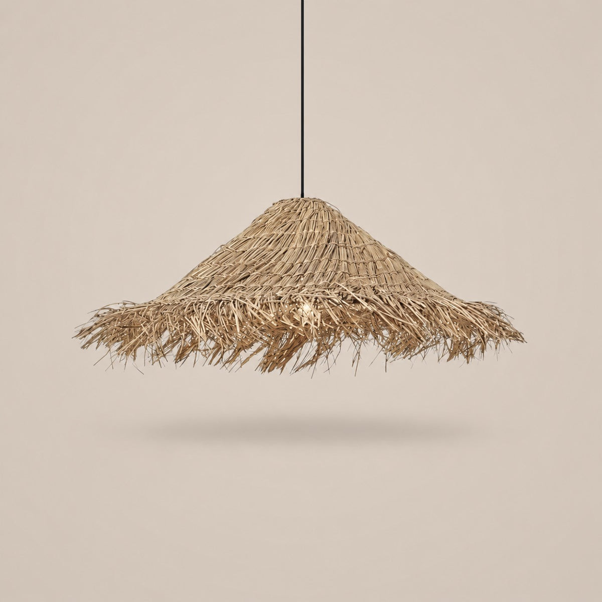 Lustre Chapeau Rotin - packshot