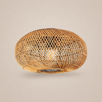 Lustre Boule Rotin - packshot