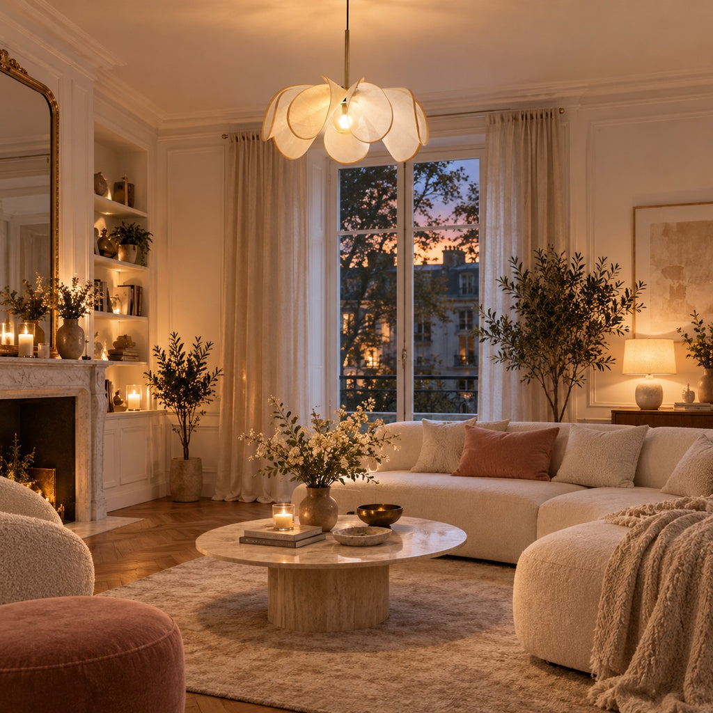 Lustre Salon Fleur - ambiance