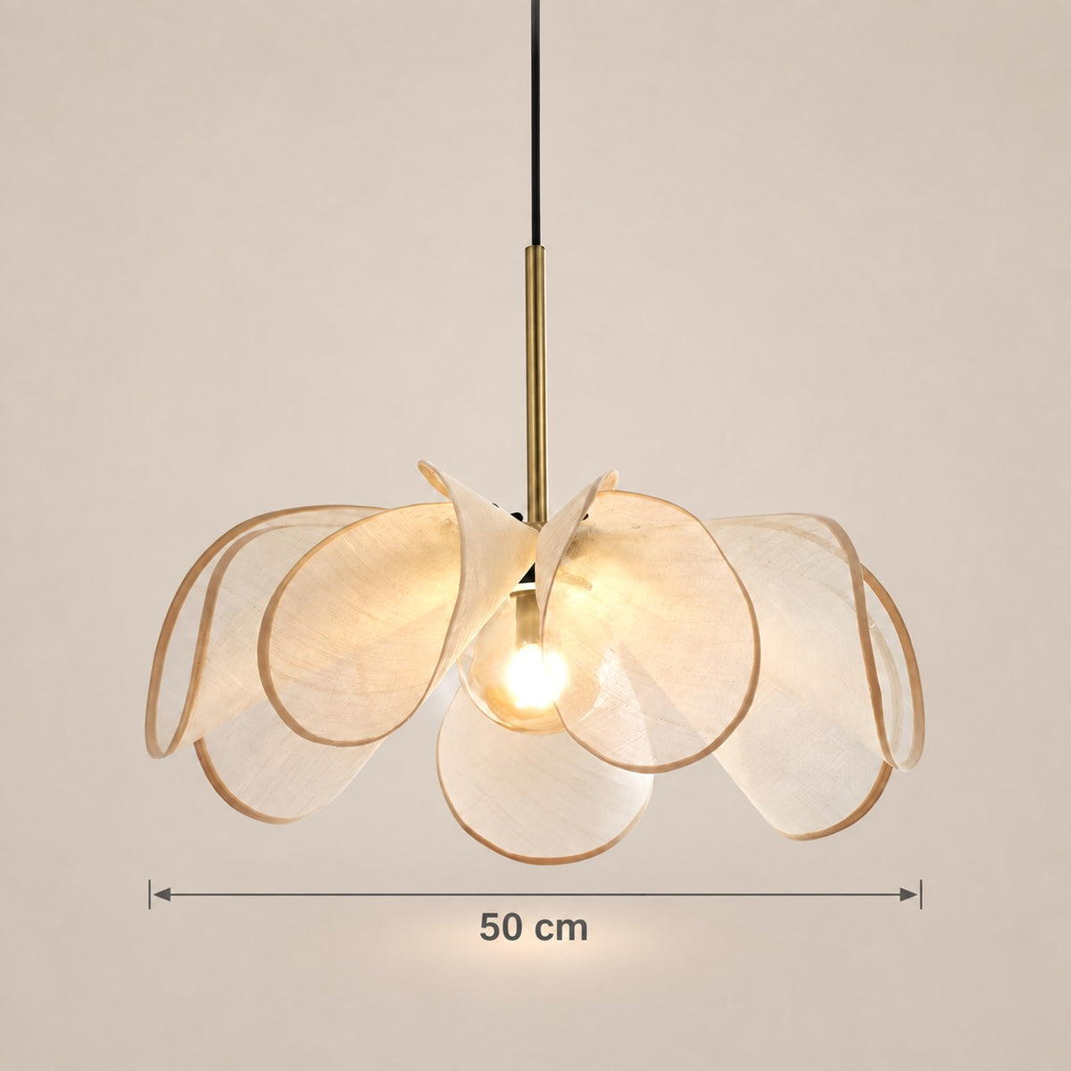 Lustre Salon Fleur - dimensions