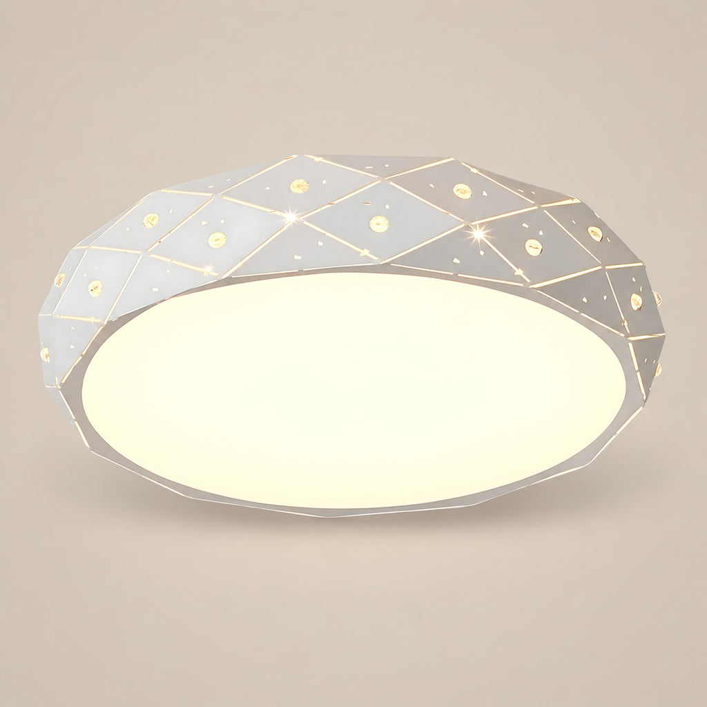 Lustre Chambre Rond Blanc - packshot