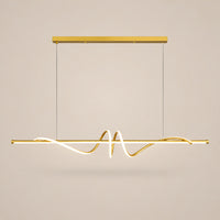Lustre Moderne Onde Dorée - packshot