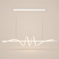 Lustre Moderne Onde Blanc - packshot