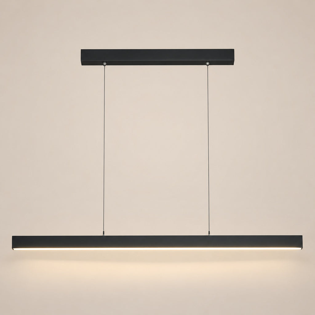 Lustre Moderne Barre Noir - packshot