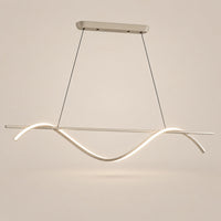 Lustre Moderne Ondulé Blanc - packshot
