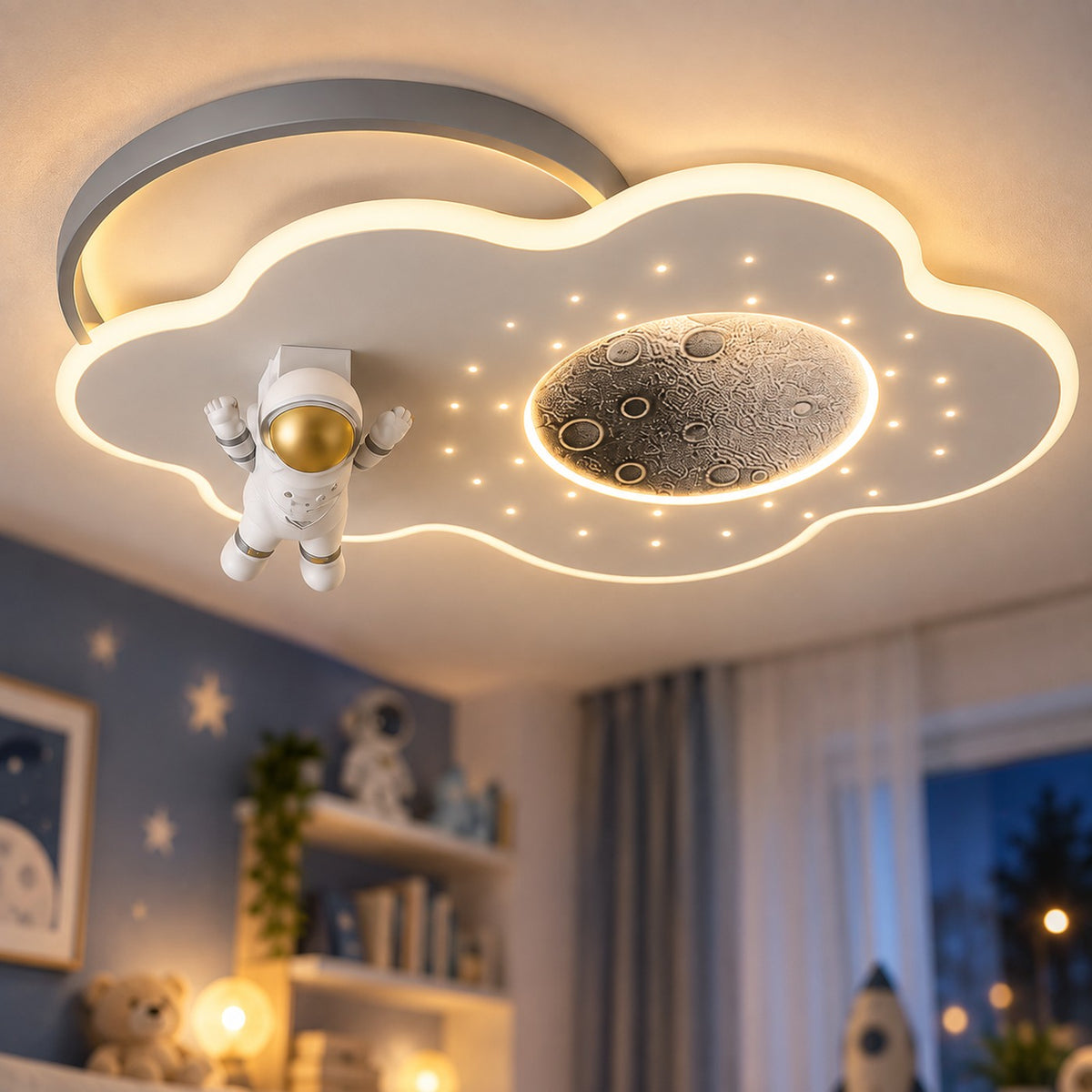 Lustre Enfant Nuage - zoom