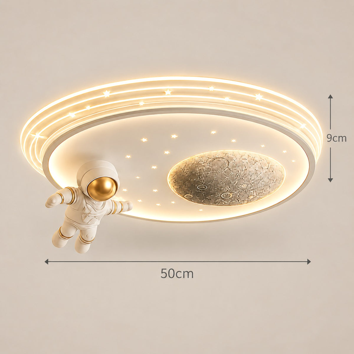 Lustre Enfant Lune - dimensions