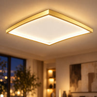 Lustre Salon Carré Dorée - zoom