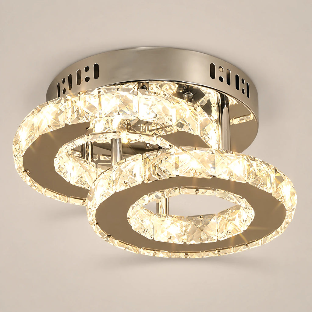 Lustre Chambre Double Cristal - packshot