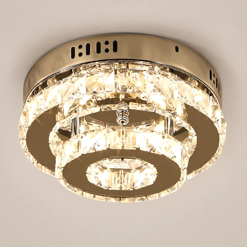 Lustre Chambre Triple Cristal - packshot