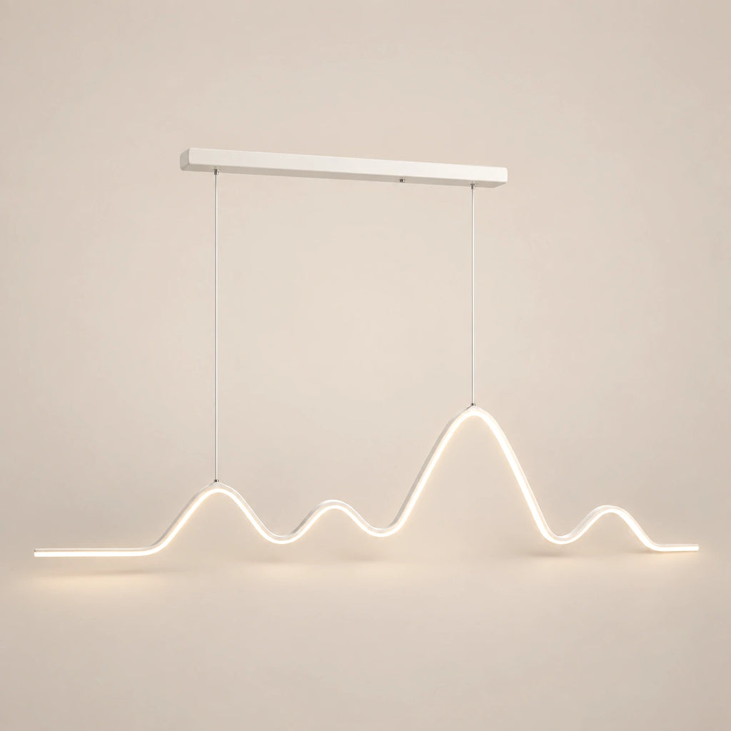 Lustre Chambre Ondulée Blanc - packshot