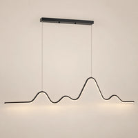 Lustre Chambre Ondulée Noir - packshot