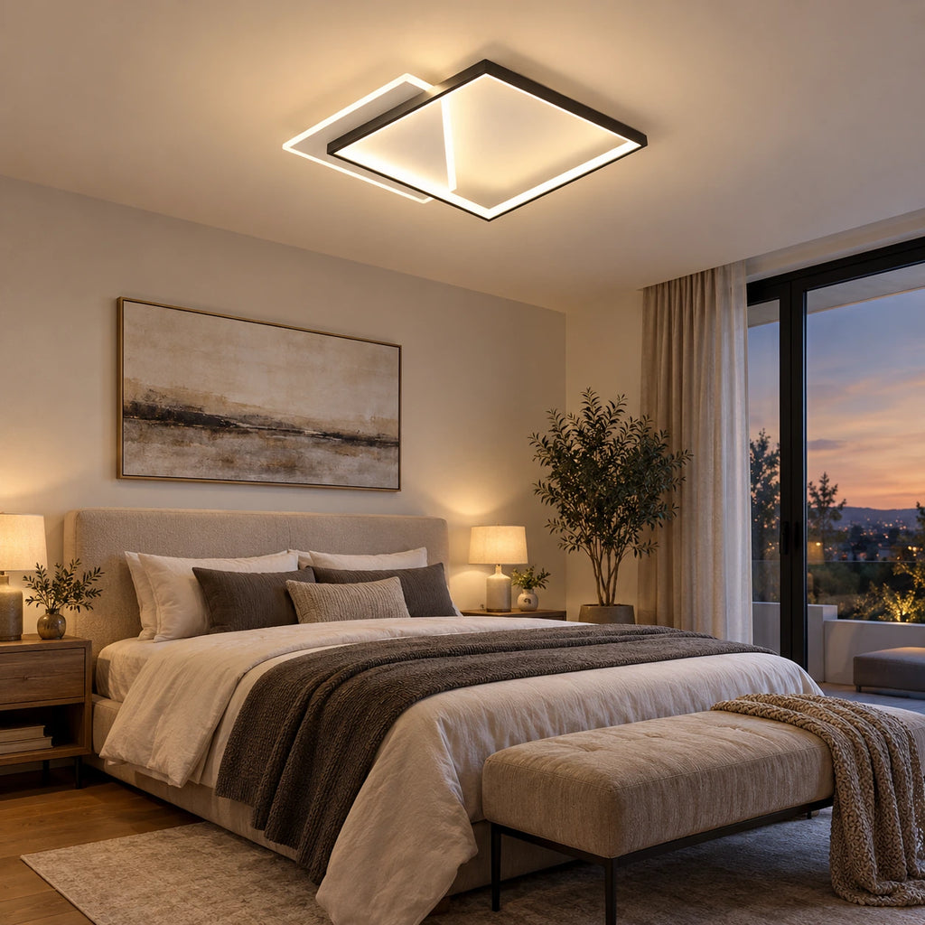 Lustre Chambre Cadre - ambiance