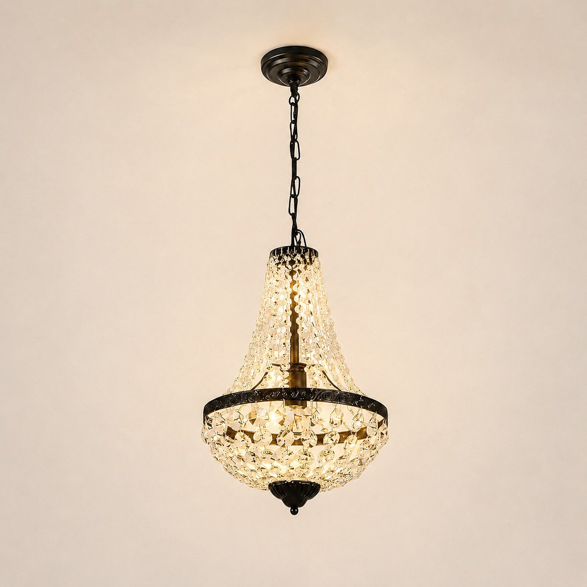 Lustre Salon Chandelier Crystal - packshot