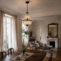 Lustre Salon Chandelier Crystal - ambiance