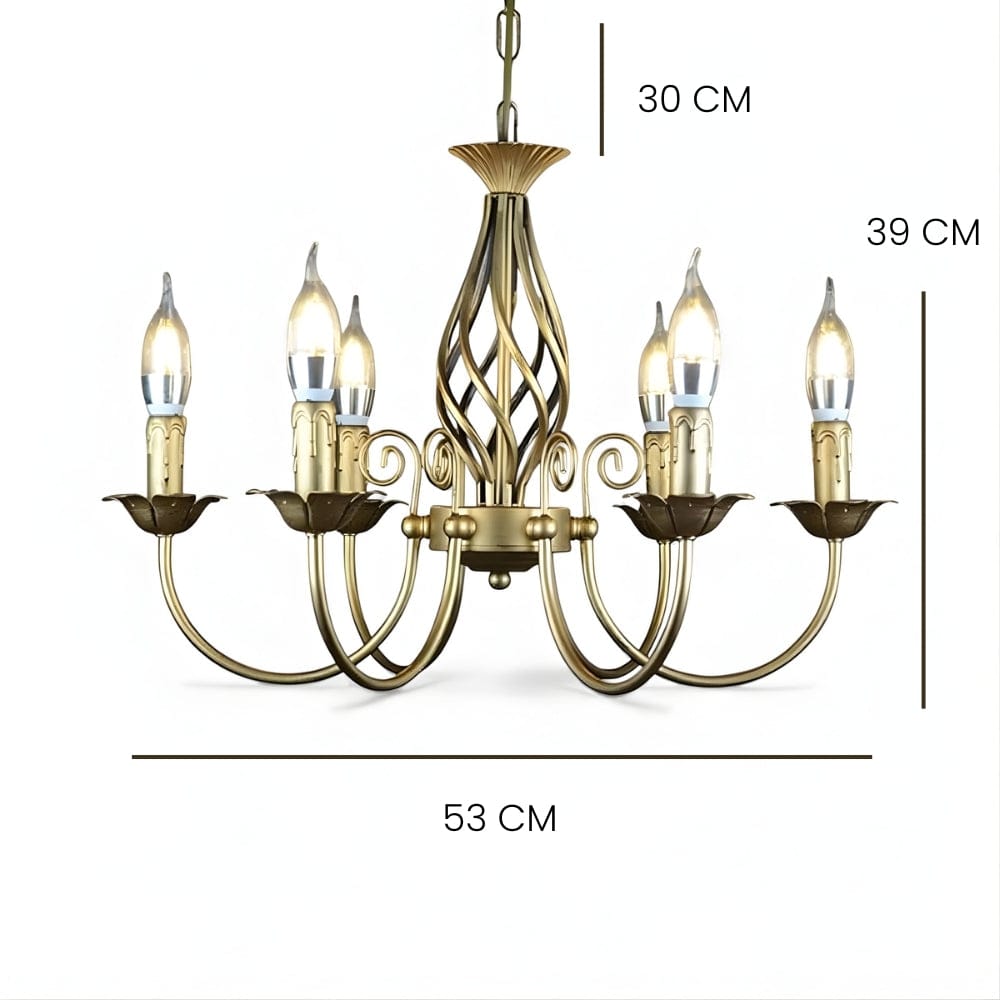 chandelier - dimensions