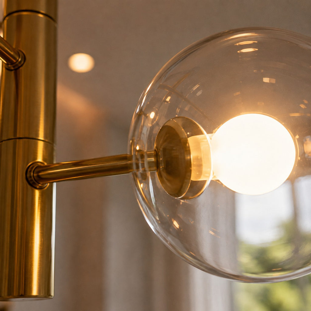 Lustre Salle de bain Boule - detail