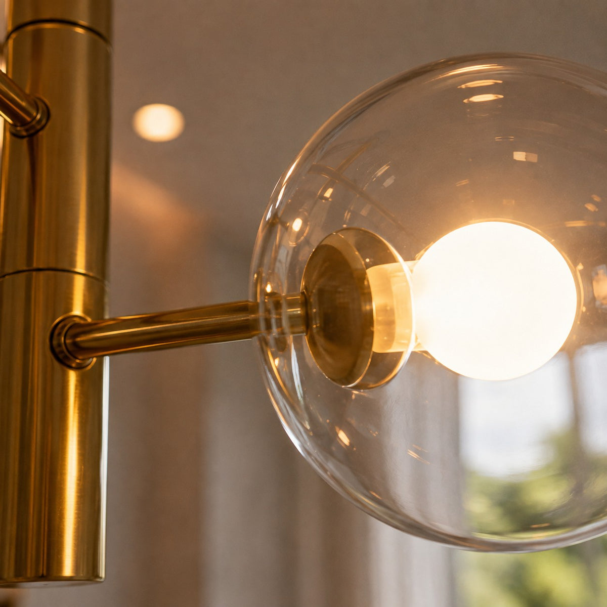 Lustre Salle de bain Boule - detail