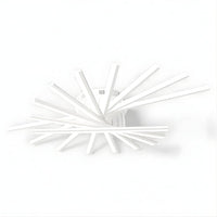 Grand Lustre Salon Etoile Blanc Blanc