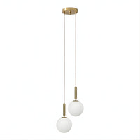 Lustre Chambre 2 Suspendu Dorée Dorée
