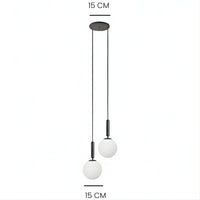 Lustre Chambre 2 Suspendu Noir Noir