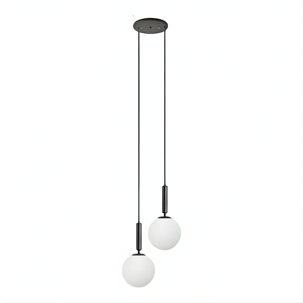 Lustre Chambre 2 Suspendu Noir Noir