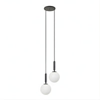 Lustre Chambre 2 Suspendu Noir Noir