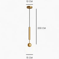 Lustre Chambre Cercle Suspendu Blanc Blanc