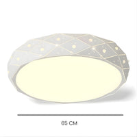 Lustre Chambre Grand Rond Blanc Blanc
