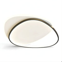 Lustre Chambre Moderne Boucle Noir Noir