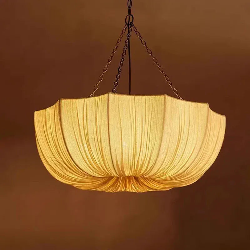 Lustre Chambre Petale Beige / Warm light
