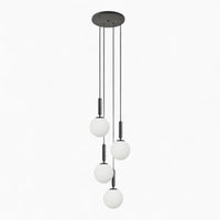 Lustre Chambre Suspendu Noir Noir / Warm White