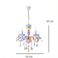 Lustre Enfant Chandelier Violet