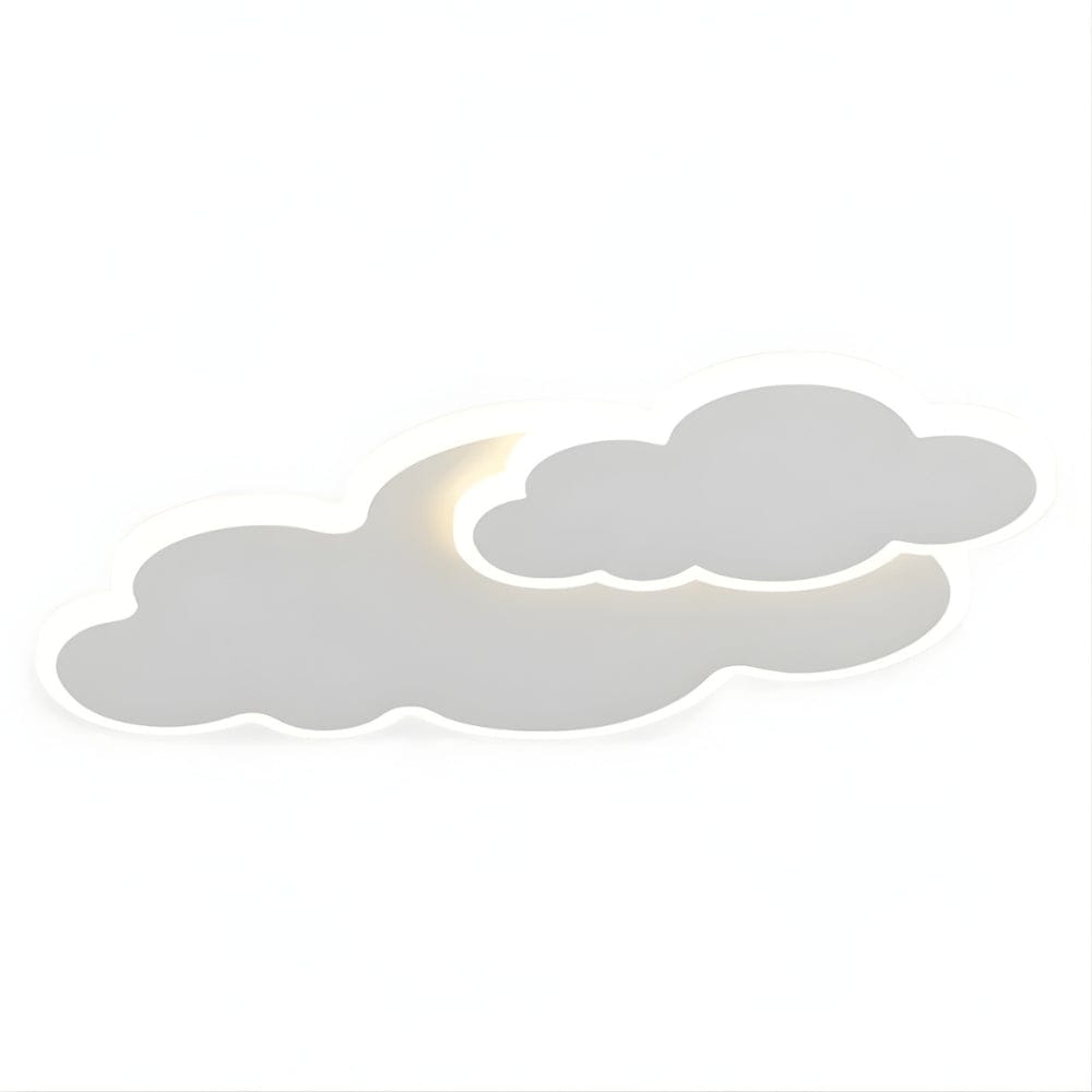 Lustre Enfant Grand Nuage Blanc Blanc
