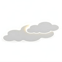 Lustre Enfant Grand Nuage Blanc Blanc