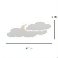 Lustre Enfant Grand Nuage Blanc Blanc