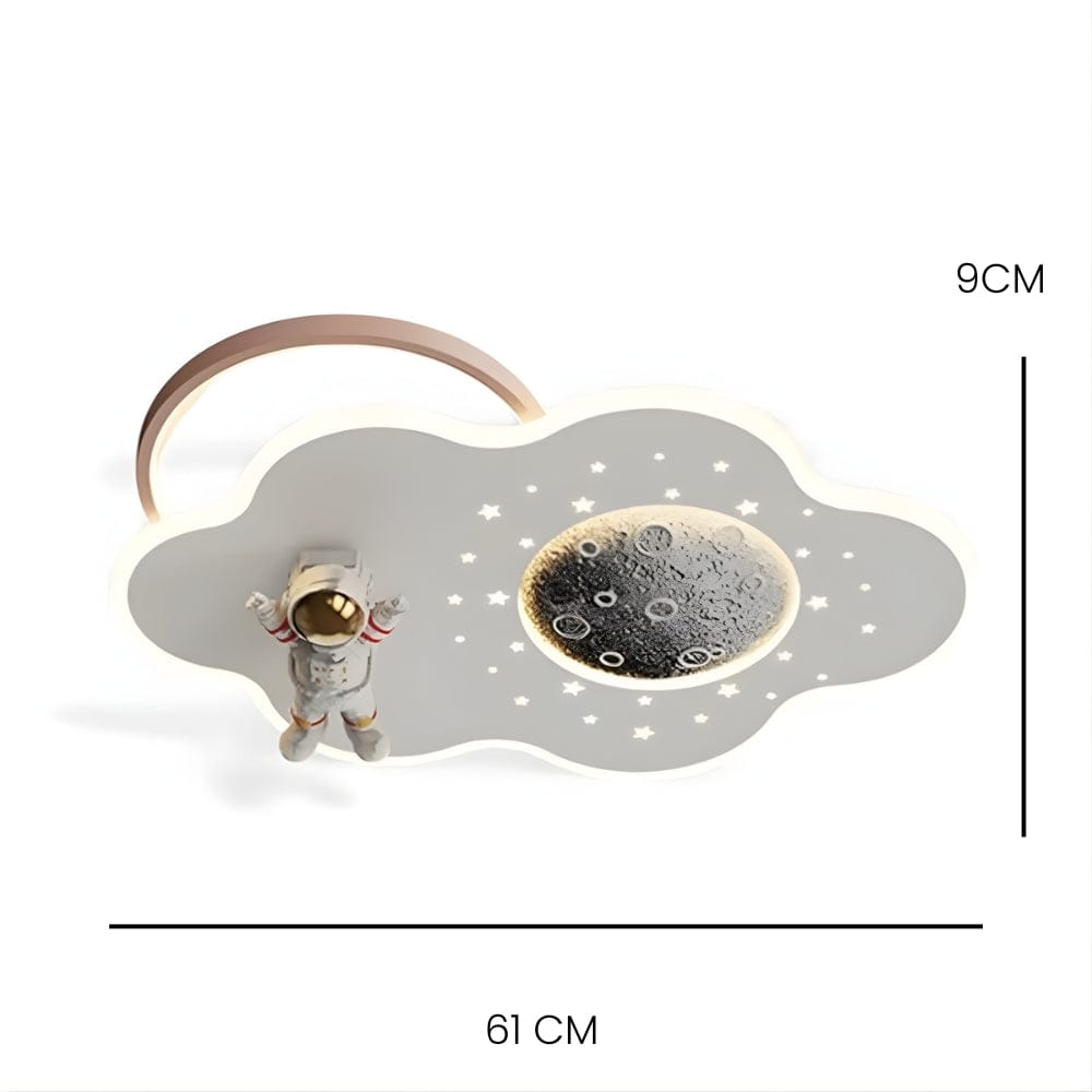 Lustre Enfant Nuage Rose Rose