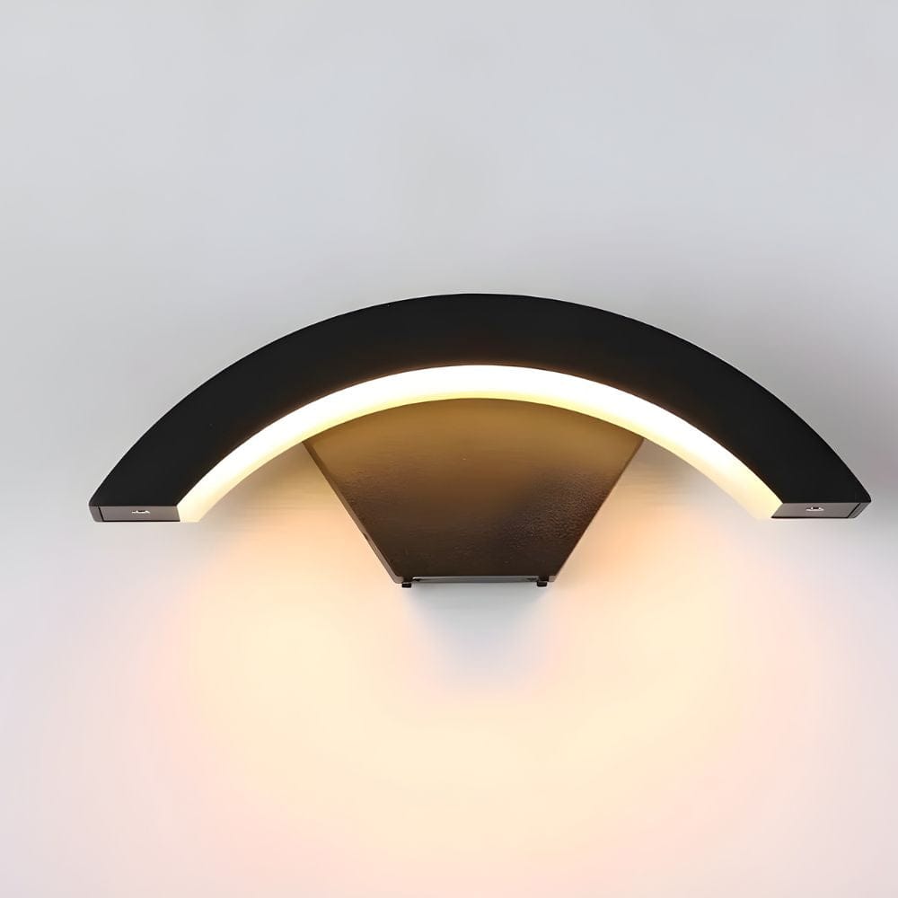Lustre Exterieur Arc Noir Noir
