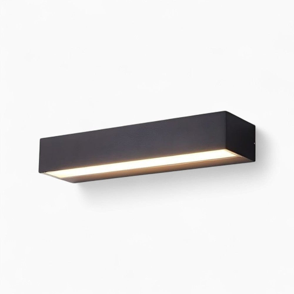 Lustre Exterieur Barre Noir Noir